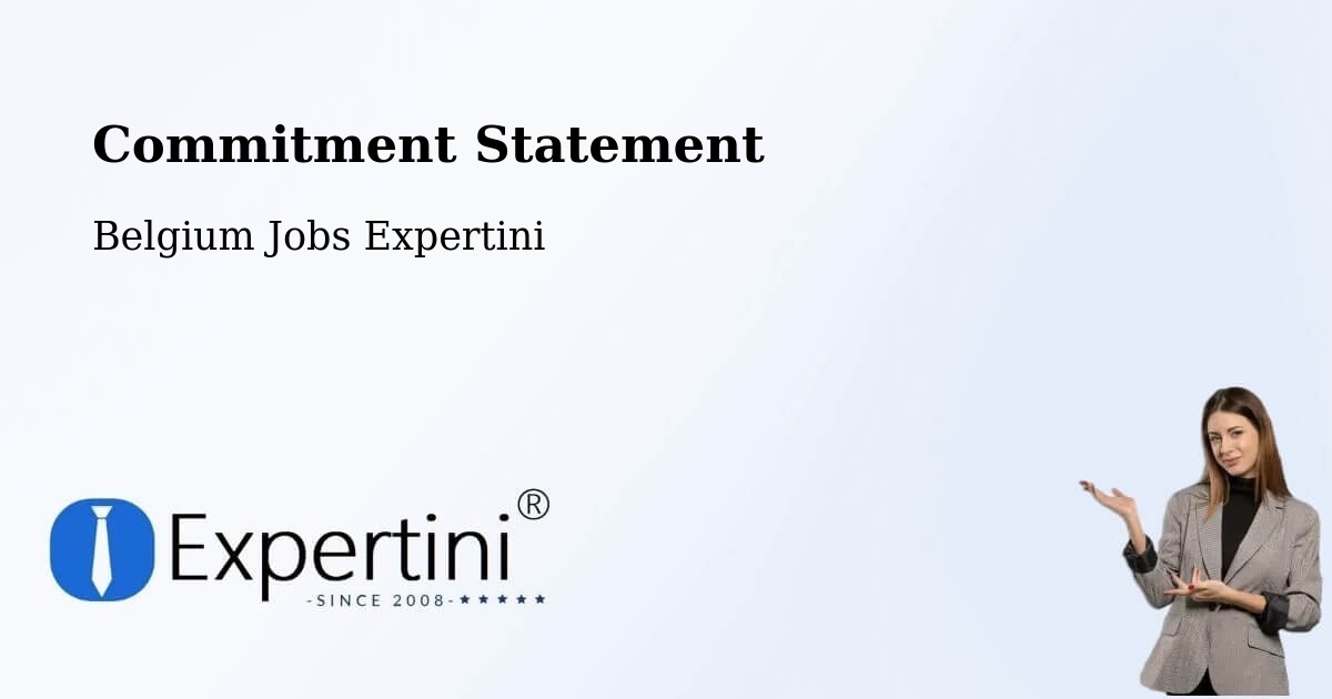 Commitment Statement - Belgium Jobs Expertini